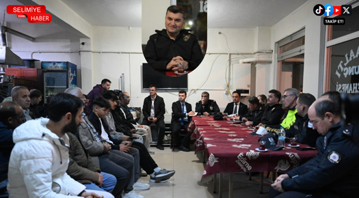 EDİRNE EMNİYET MÜDÜRÜ AYHAN, HUZUR TOPLANTISI’NDA