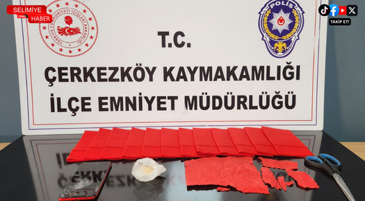 TEKİRDAĞ’DA UYUŞTURUCU OPERASYONU: ZANLI TUTUKLANDI