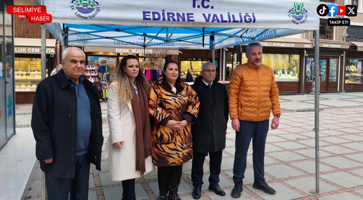 EDİRNE’DE İNSAN HAKLARI GÜNÜNDE BİLGİLENDİRME STANDI