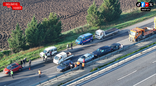 EDİRNE’DE ZİNCİRLEME KAZADA YEDİ KİŞİ YARALANDI