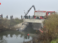 EDİRNE’DE OTOMOBİL DEREYE UÇTU: 1 ÖLÜ