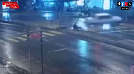 KONTROLDEN ÇIKAN OTOMOBİL KARŞI ŞERİDE GEÇTİ