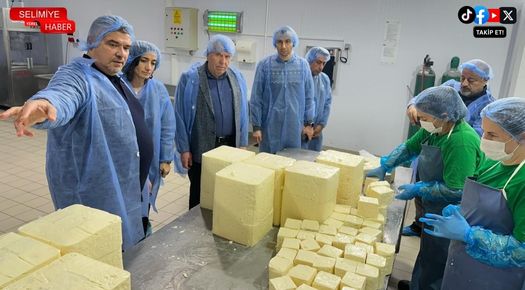 JICA HEYETİNDEN EDİRNE PEYNİRİ ÜRETİM TESİSİNE ZİYARET
