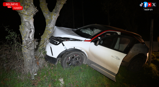 EDİRNE’DE OTOMOBİL KAZASI: 3 YARALI