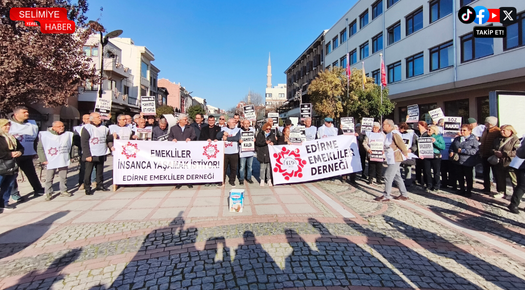 EMEKLİLER: SADAKA DEĞİL HAKKIMIZI İSTİYORUZ