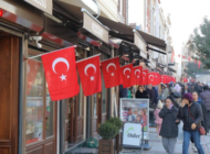 SARAÇLAR CADDESİ TÜRK BAYRAKLARIYLA DONATILDI