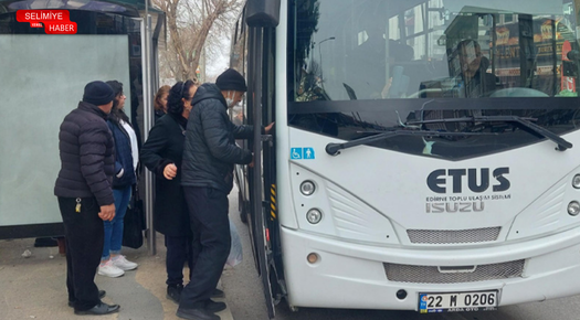 EDİRNE’DE TOPLU ULAŞIMA ZAM
