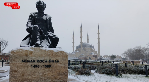 EDİRNE BEYAZA BÜRÜNDÜ