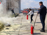 T.Ü’DE KAPSAMLI YANGIN TATBİKATI GERÇEKLEŞTİRİLDİ