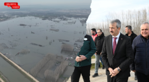 VALİ SEZER TAŞKIN BÖLGESİNDE İNCELEME YAPTI