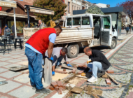 SARAÇLAR CADDESİ ZEMİN SAĞLIKLAŞTIRMA ÇALIŞMALARI SÜRÜYOR
