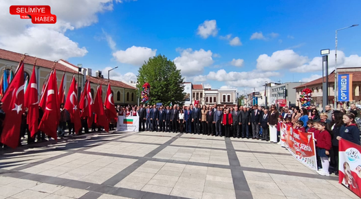 EDİRNE’DE 23 NİSAN’IN ANLAMINA YAKIŞIR TÖRENLE PROGRAM GERÇEKLEŞTİRİLDİ