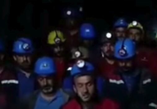 EDİRNE ÖZŞEN  HAKLARINI ALAMAYAN İŞÇİLER YERALTINA KAPANARAK DEVAM EDİYOR