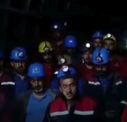 EDİRNE ÖZŞEN  HAKLARINI ALAMAYAN İŞÇİLER YERALTINA KAPANARAK DEVAM EDİYOR