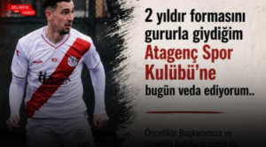 BAŞARILI ORTA SAHA OYUNCUSU BERKAY AYKIZ, ATA GENÇ SPOR’A VEDA ETTİ