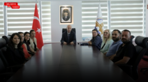 REKTÖR HATİPLER, KUZEY MAKEDONYA’DA GÖREV ALAN AKADEMİSYENLERLE BULUŞTU