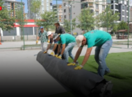 PARK VE BAHÇELER EKİPLERİNDEN YEŞİL ALANLARDA BAKIM VE PEYZAJ ÇALIŞMASI
