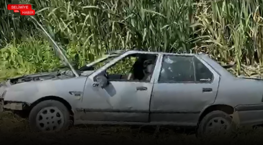 KONTROLDEN ÇIKAN OTOMOBİL TARLAYA SAVRULDU: 2 KADIN YARALANDI