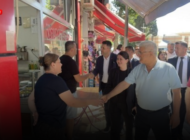 CHP HEYETİ KEŞAN’DA ESNAFI ZİYARET ETTİ