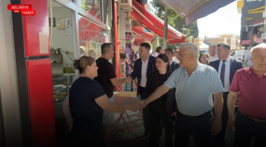 CHP HEYETİ KEŞAN’DA ESNAFI ZİYARET ETTİ