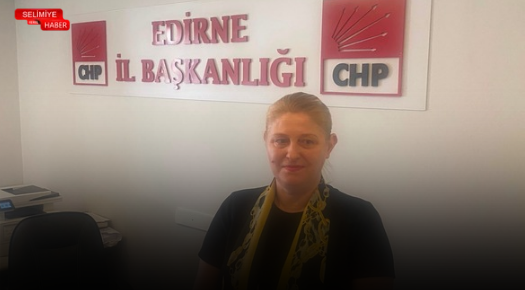 ÖZLEM BECAN CHP EDİRNE İL BAŞKANLIĞI GÖREVİNİ DEVRALDI