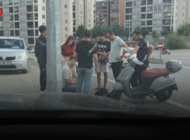 İBRAHİM ZAGRA CADDESİ’NDE MOTOSİKLET KAZASI
