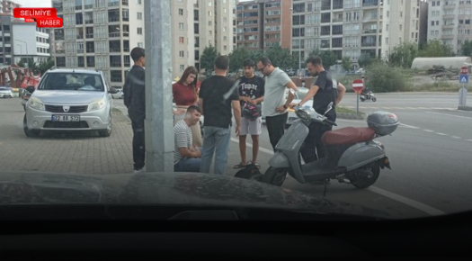 İBRAHİM ZAGRA CADDESİ’NDE MOTOSİKLET KAZASI