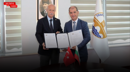 TRAKYA ÜNİVERSİTESİ İLE BURGAS DEVLET ÜNİVERSİTESİ ARASINDA İŞ BİRLİĞİ PROTOKOLÜ İMZALANDI