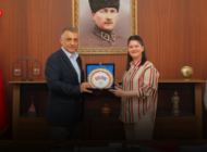 BAŞKAN FİLİZ GENCAN, AZERBAYCAN EVİ DERNEĞİ BAŞKANI TAMER KARADAĞ’I AĞIRLADI