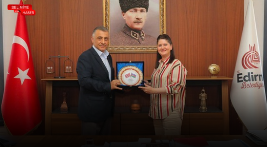 BAŞKAN FİLİZ GENCAN, AZERBAYCAN EVİ DERNEĞİ BAŞKANI TAMER KARADAĞ’I AĞIRLADI