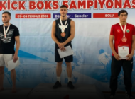 EDİRNELİ SPORCU TÜRKİYE KİCK BOKS ŞAMPİYONU OLDU