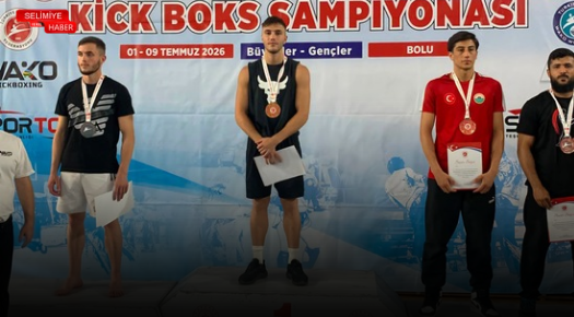 EDİRNELİ SPORCU TÜRKİYE KİCK BOKS ŞAMPİYONU OLDU