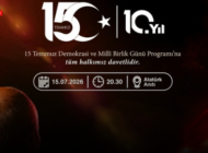 BELGİN İBA’DAN 15 TEMMUZ’UN 10. YILINDA BİRLİK VE BERABERLİK MESAJI