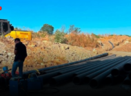 KARAAĞAÇ’TA 1,8 KİLOMETRELİK KANALİZASYON HATTI TAMAMLANDI