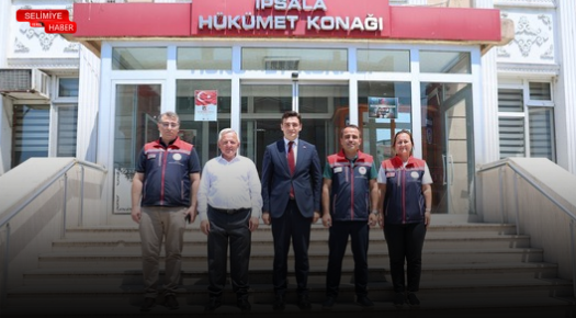 İL MÜDÜRÜ İSLAM KÖSE’DEN İPSALA KAYMAKAMI GÜZEL’E HAYIRLI OLSUN ZİYARETİ