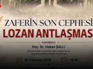 TRAKYA ÜNİVERSİTESİ’NDE LOZAN ANTLAŞMASI’NIN 103. YILINA ÖZEL KONFERANS