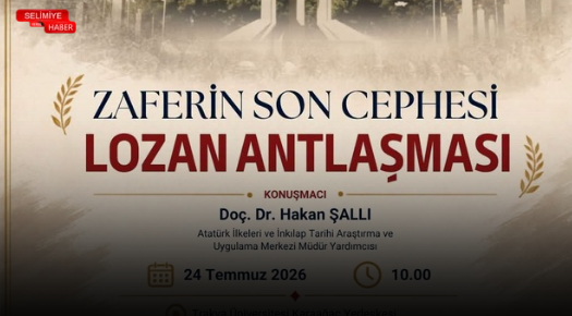 TRAKYA ÜNİVERSİTESİ’NDE LOZAN ANTLAŞMASI’NIN 103. YILINA ÖZEL KONFERANS