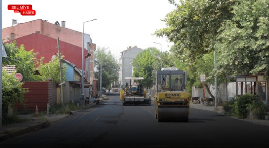 YENİİMARET MAHALLESİ’NDE ASFALT ÇALIŞMALARI SÜRÜYOR