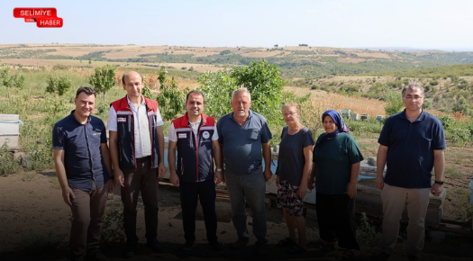 İL MÜDÜRÜ İSLAM KÖSE’DEN ARI YETİŞTİRİCİSİNE ZİYARET