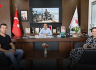 ZİRAAT YÜKSEK MÜHENDİSİ PINAR AKDAŞ VE ÜRETİCİ KEMAL ÖZTÜRK’TEN İL TARIM MÜDÜRÜ İSLAM KÖSE’YE ZİYARET